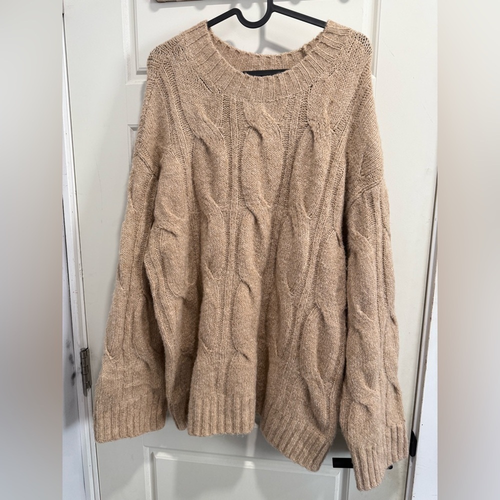 American Eagle Outfitters Beige Knit Sweater - Picture 2 of 4